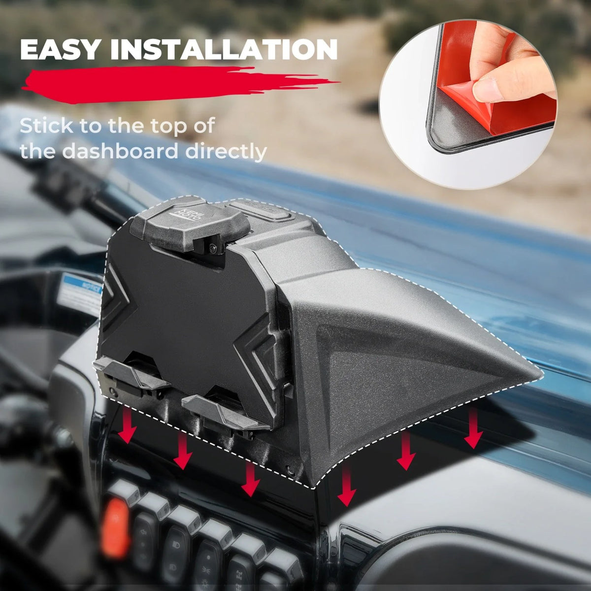 Tablet & Device Holder Storage Box for CFMOTO ZForce 950 (2020–2024) – view 6