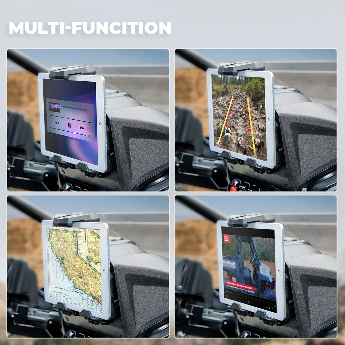 Tablet & Device Holder Storage Box for CFMOTO ZForce 950 (2020–2024) – view 7