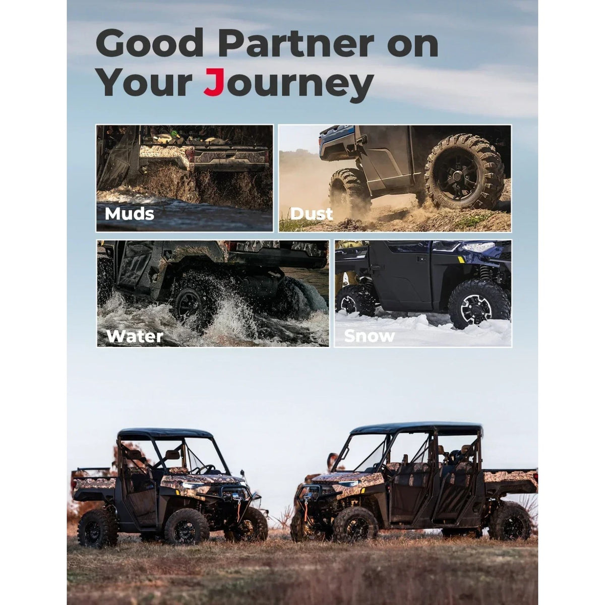 Battery Compartment Mud Guards for Polaris Ranger XP 1000 (2017–2023) – view 6