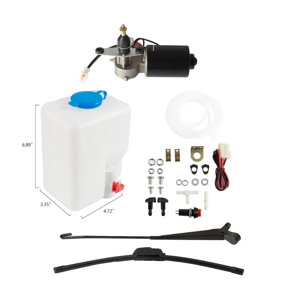 Electric Windshield Wiper Kit with Washer Pump, 12V, for UTV & SXS – view 6