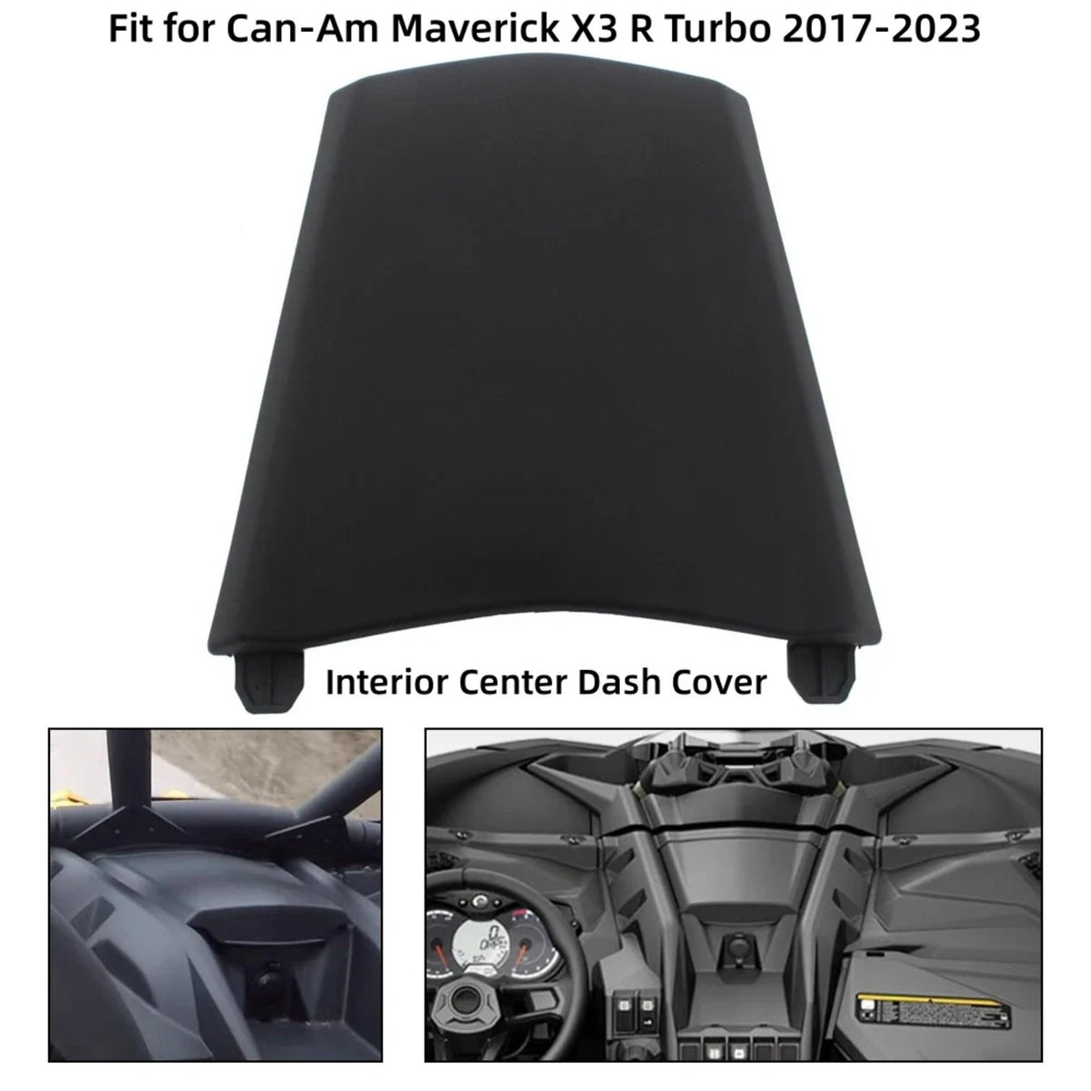Front Interior Center Dash Cover for Can-Am Maverick X3 (2017–2023) – view 2
