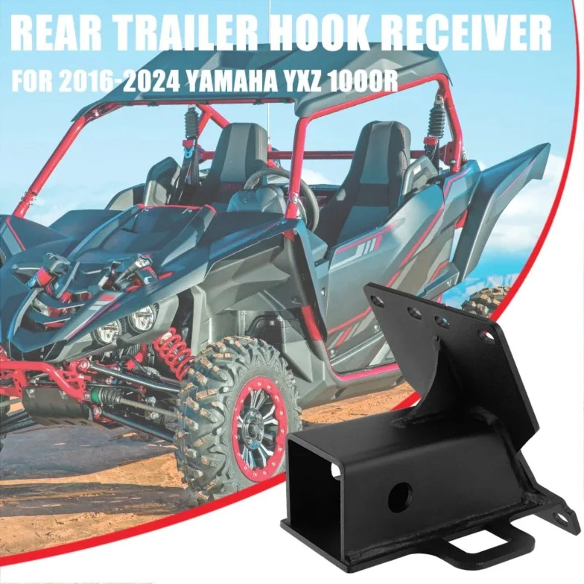 2-Inch Rear Receiver Hitch Kit for Yamaha YXZ1000R (2016–2024) – view 3
