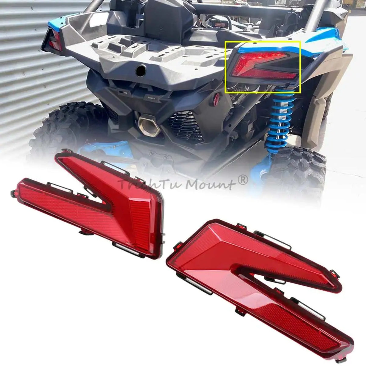 LED Tail Brake Light with Turn Signal for Can-Am Maverick X3 – view 2