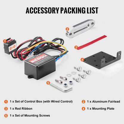 3,500 lb Electric Winch with Synthetic Rope & Aluminum Fairlead for UTV & SXS – view 6