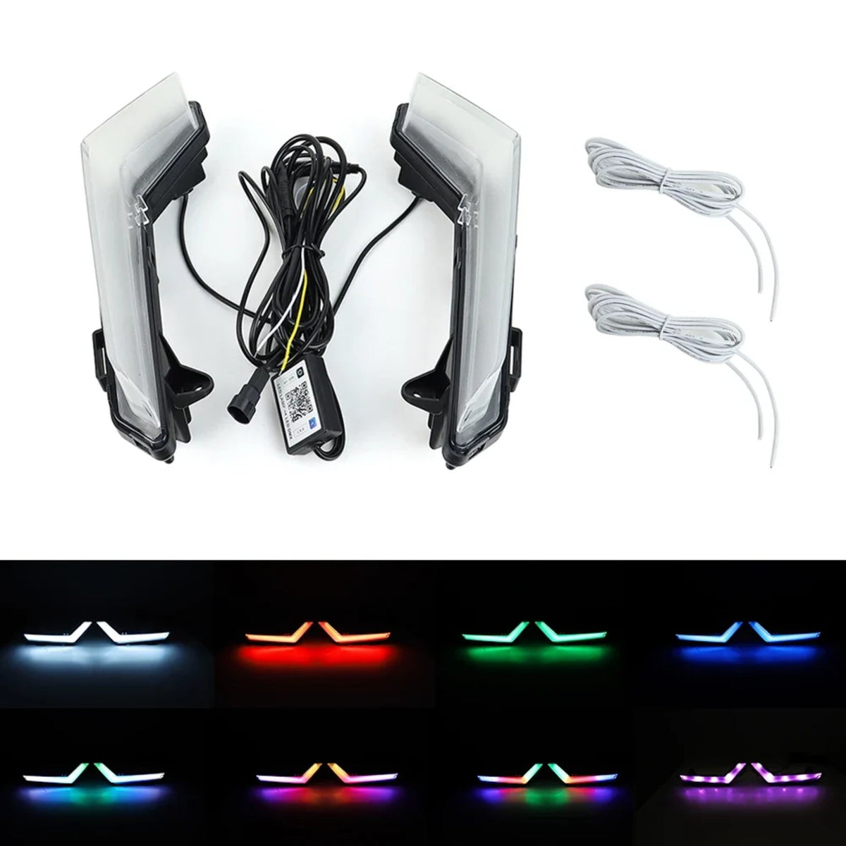 Front LED Signature Turn Signal Lights for Can-Am Defender & Commander MAX – view 2