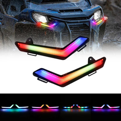 Front LED Signature Turn Signal Lights for Can-Am Defender & Commander MAX – view 5