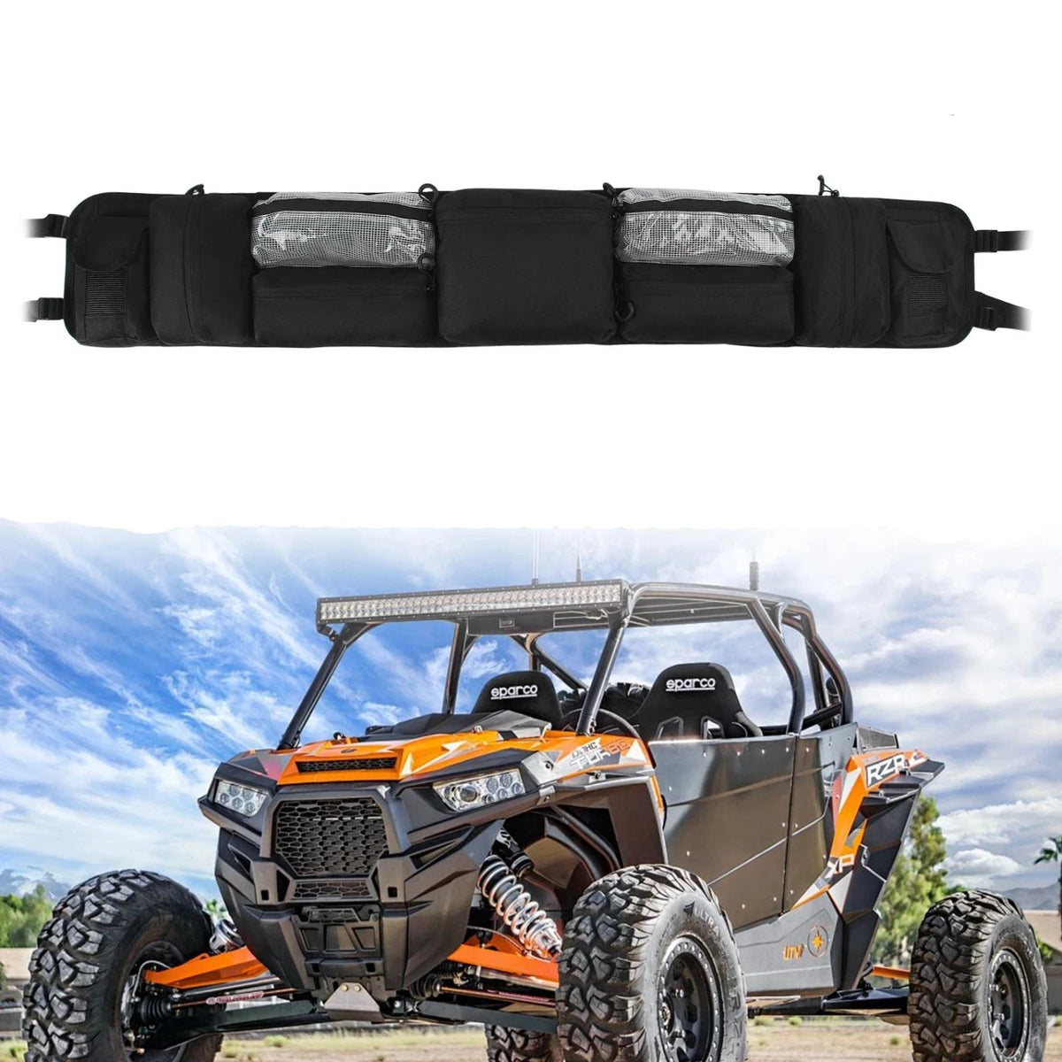 Roll Cage Rear Cargo Organizer Bag for UTV & SXS – view 2