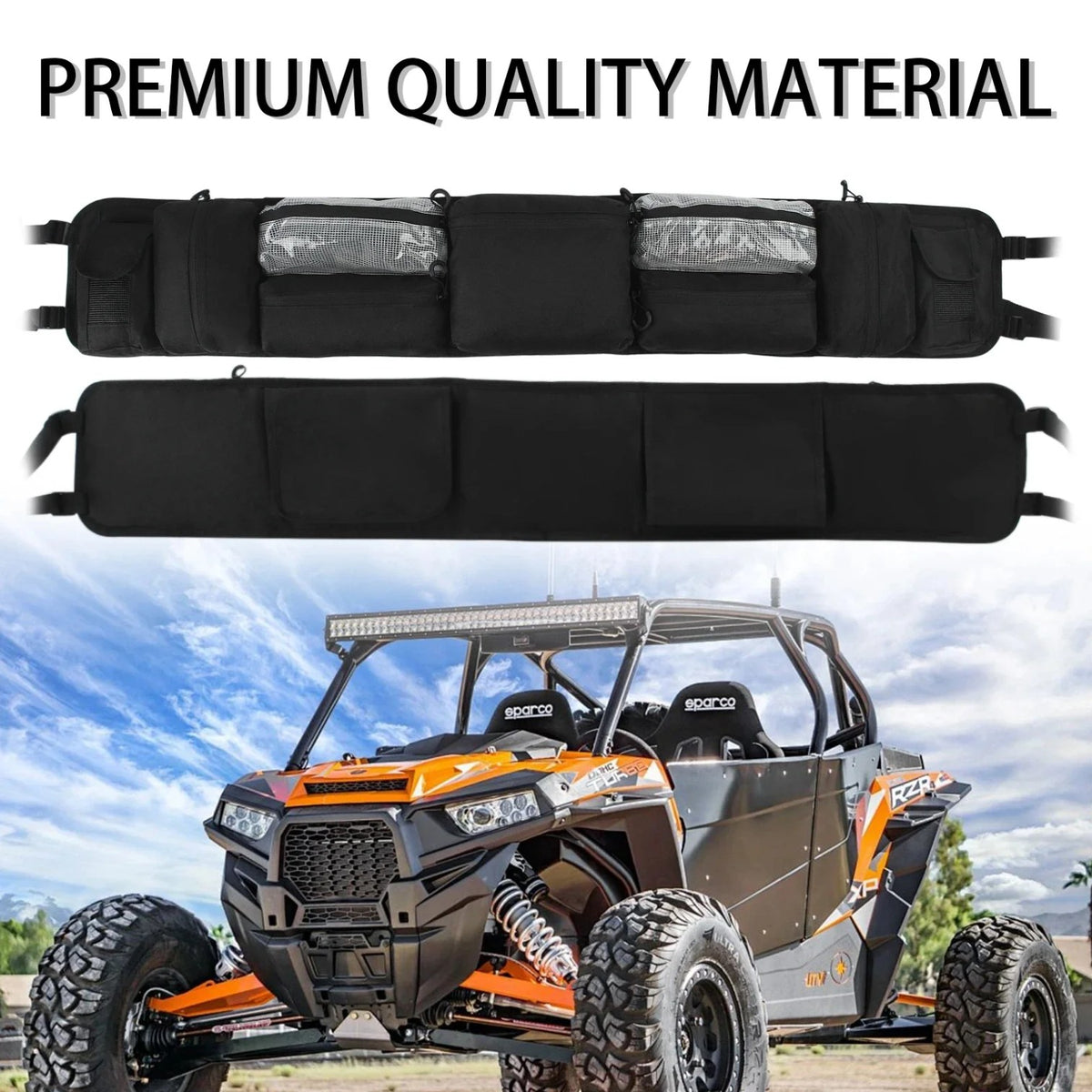 Roll Cage Rear Cargo Organizer Bag for UTV & SXS – view 5