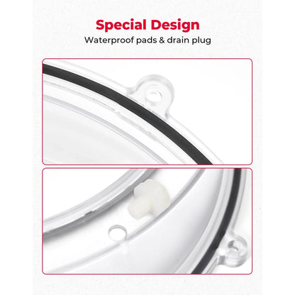 RGB LED Clear CVT Outer Clutch Cover 420212505 for Can-Am Maverick X3 – view 5
