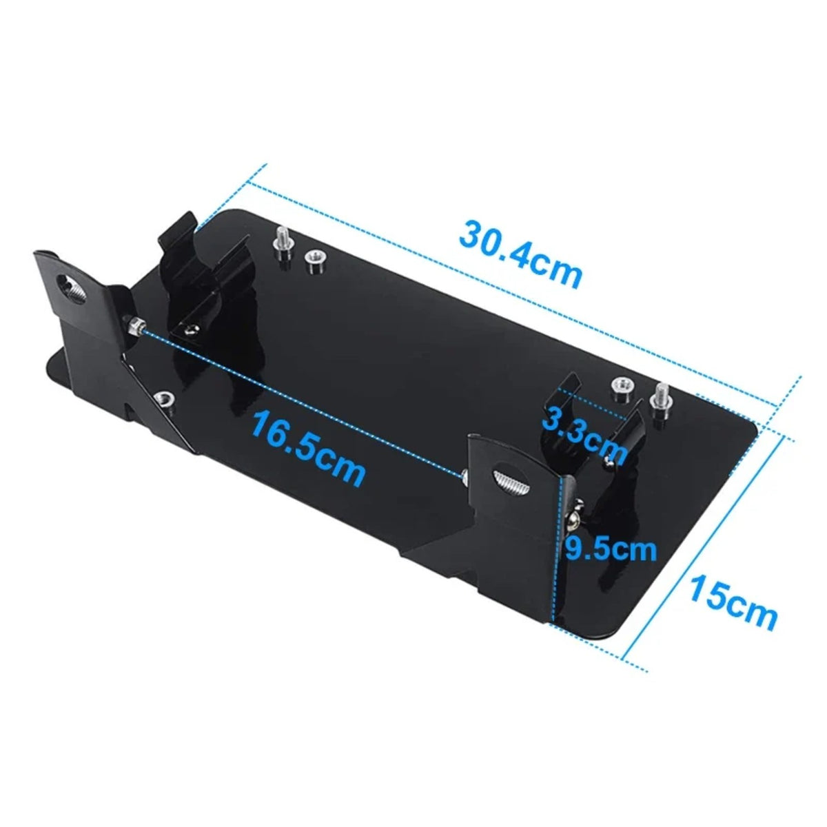 Flip-Up License Plate Mount for Roller Fairlead for UTV & SXS – view 5