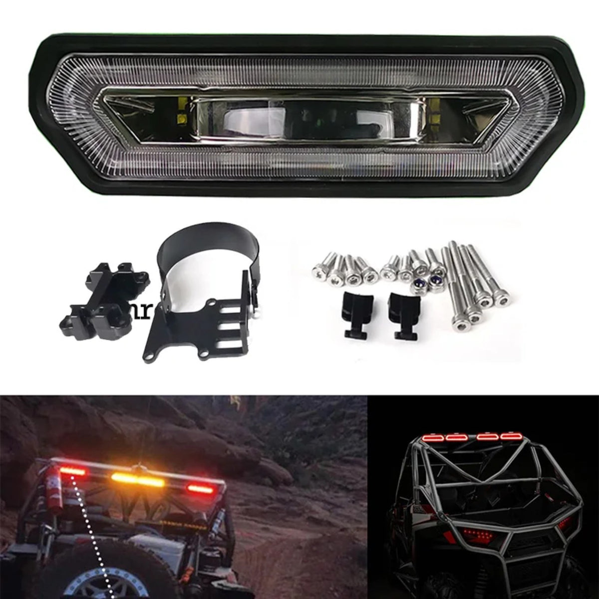Roll Bar LED Brake & Chase Tail Light for UTV & SXS – view 3