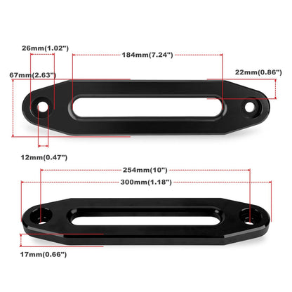10-Inch Aluminum Hawse Fairlead for Synthetic Winch Rope – view 3