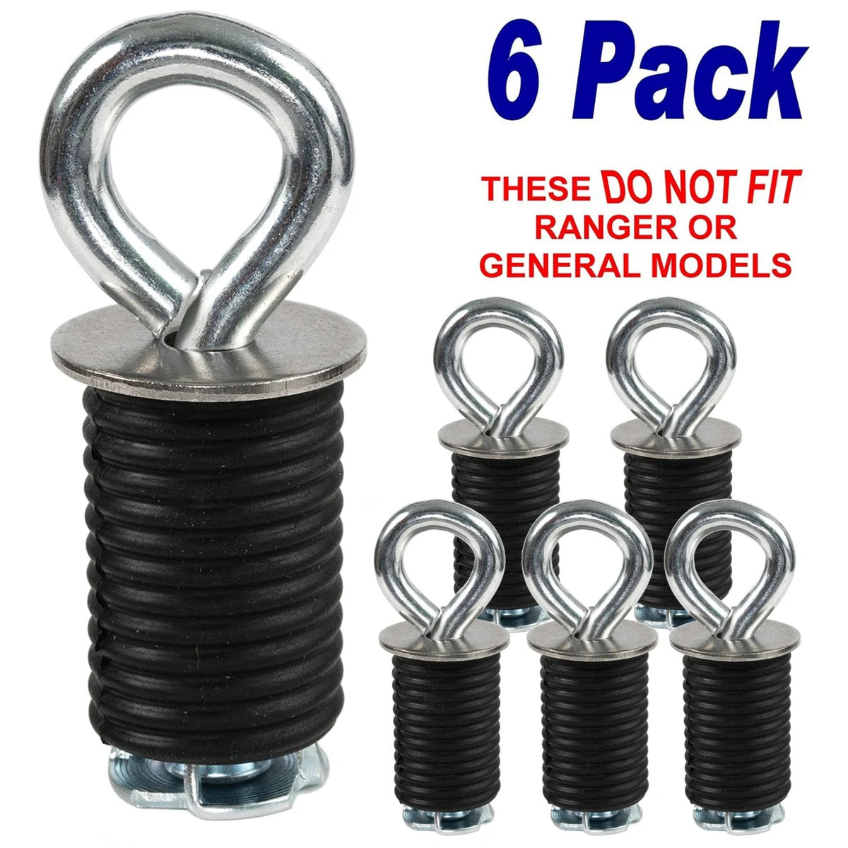 Quick-Lock Tie-Down Anchors (6-Pack) for Polaris RZR – view 8