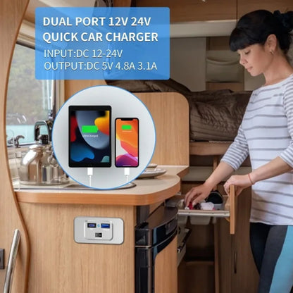 30W USB-C PD & QC3.0 USB Outlet Panel for UTV & SXS – view 5