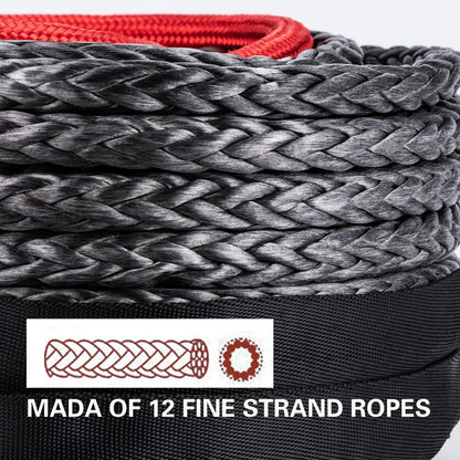10mm x 26m Synthetic Winch Rope, 22,000 lb, for UTV & SXS – view 3