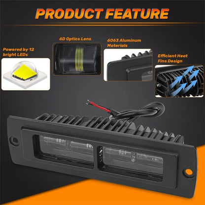 7-Inch Flush Mount LED Light Bar for UTV & SXS – view 4