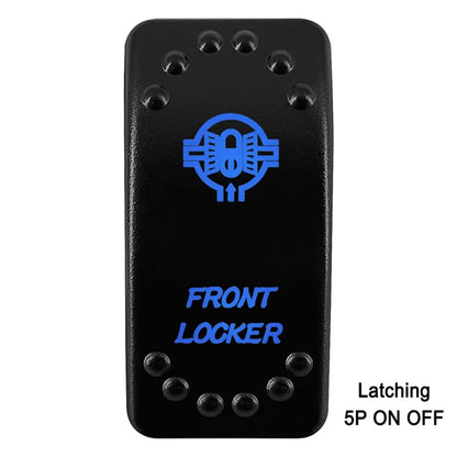 Waterproof Rocker Switch with Blue LED, 12V/24V, for UTV & SXS – view 12