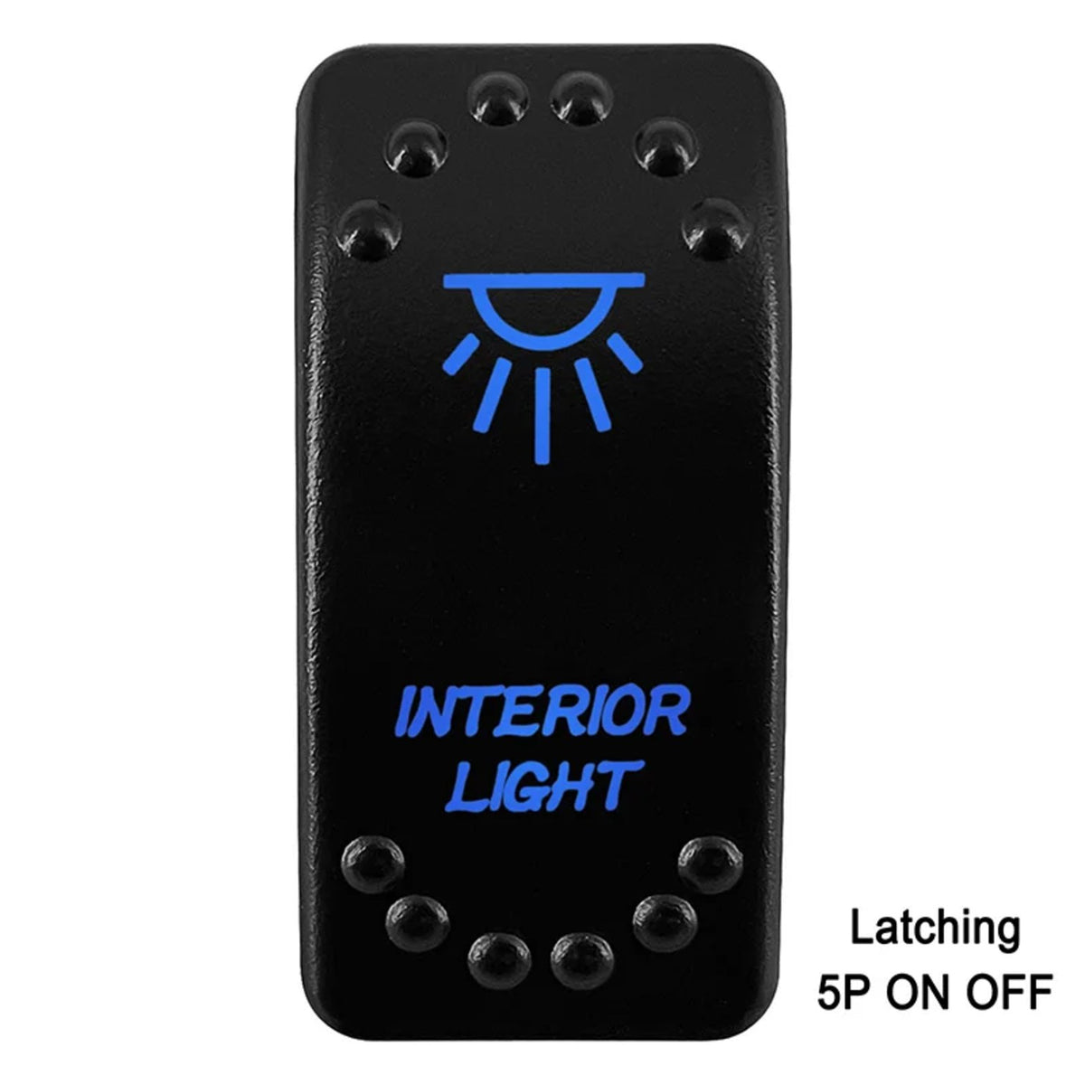 Waterproof Rocker Switch with Blue LED, 12V/24V, for UTV & SXS – view 14