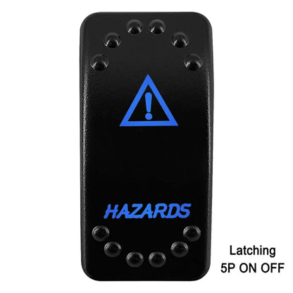 Waterproof Rocker Switch with Blue LED, 12V/24V, for UTV & SXS – view 15