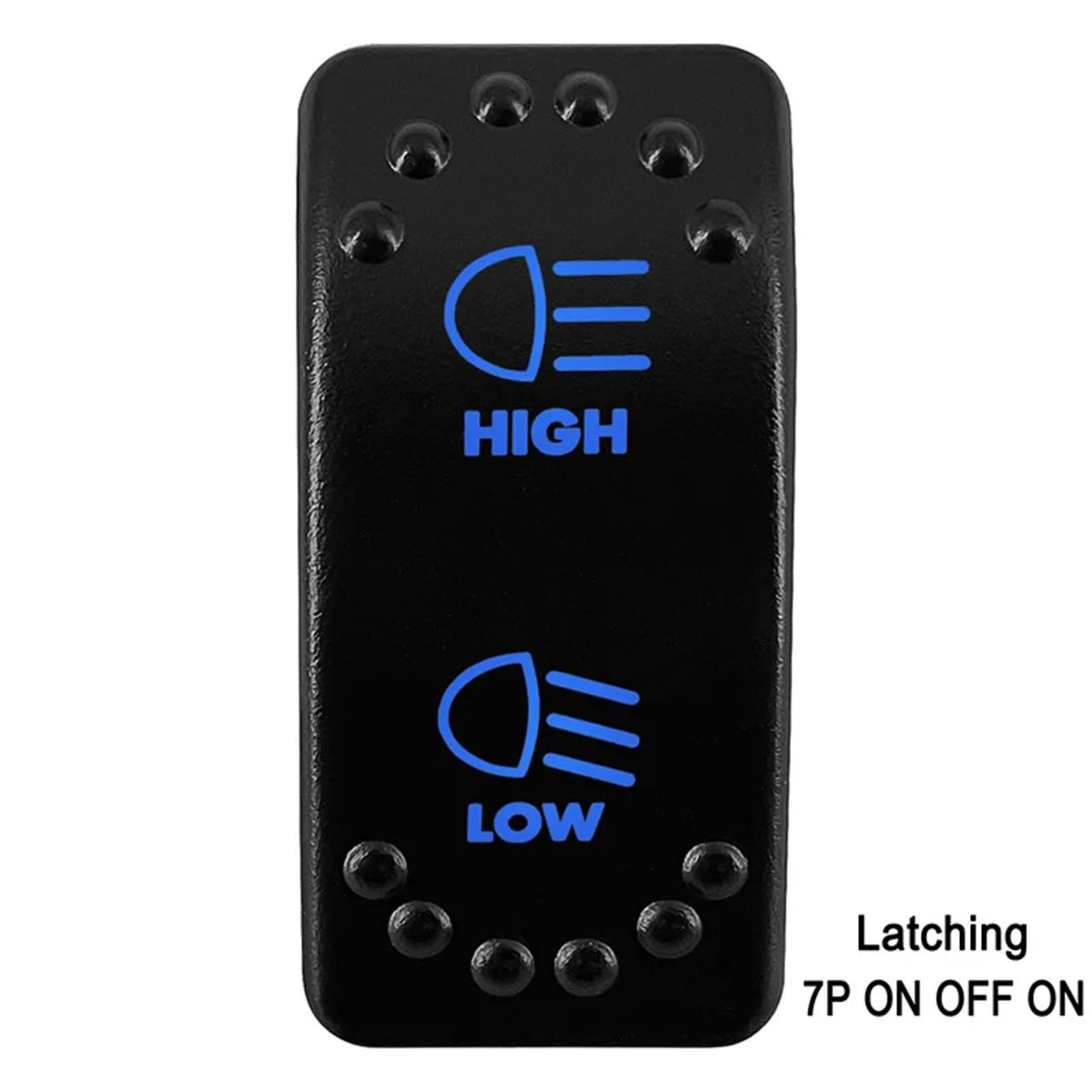 Waterproof Rocker Switch with Blue LED, 12V/24V, for UTV & SXS – view 17