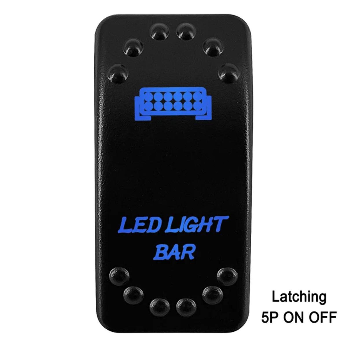 Waterproof Rocker Switch with Blue LED, 12V/24V, for UTV & SXS – view 21