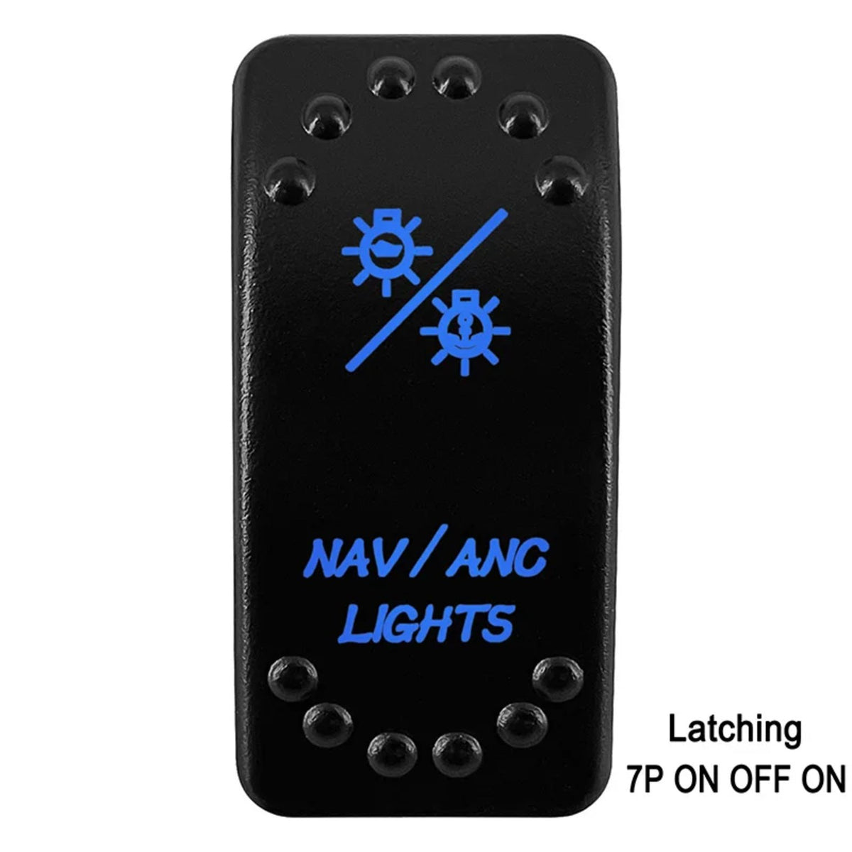 Waterproof Rocker Switch with Blue LED, 12V/24V, for UTV & SXS – view 22
