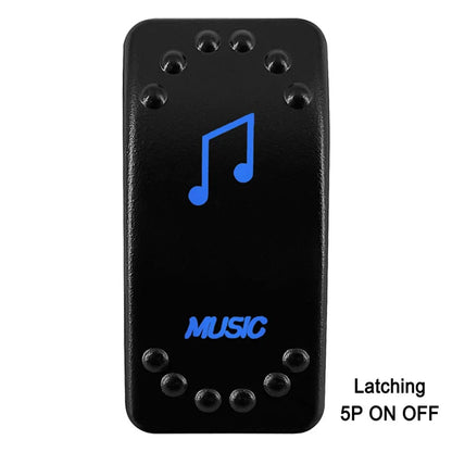 Waterproof Rocker Switch with Blue LED, 12V/24V, for UTV & SXS – view 23