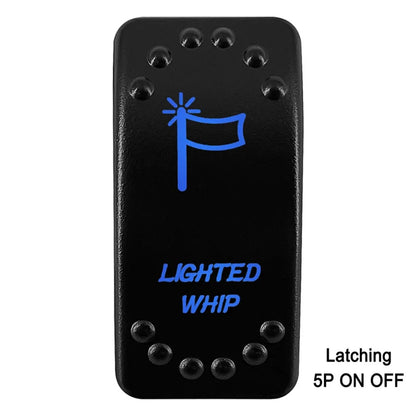 Waterproof Rocker Switch with Blue LED, 12V/24V, for UTV & SXS – view 25