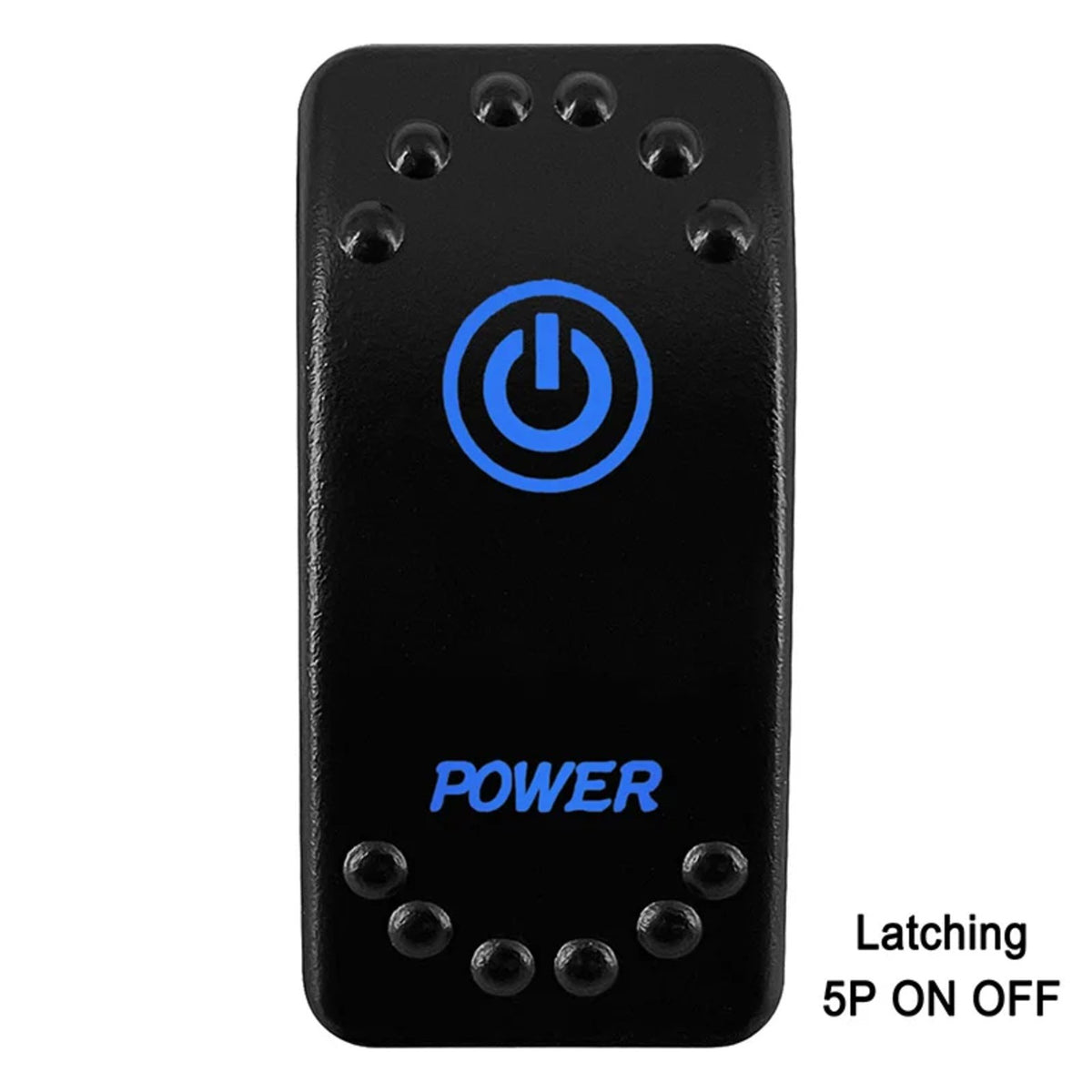 Waterproof Rocker Switch with Blue LED, 12V/24V, for UTV & SXS – view 26