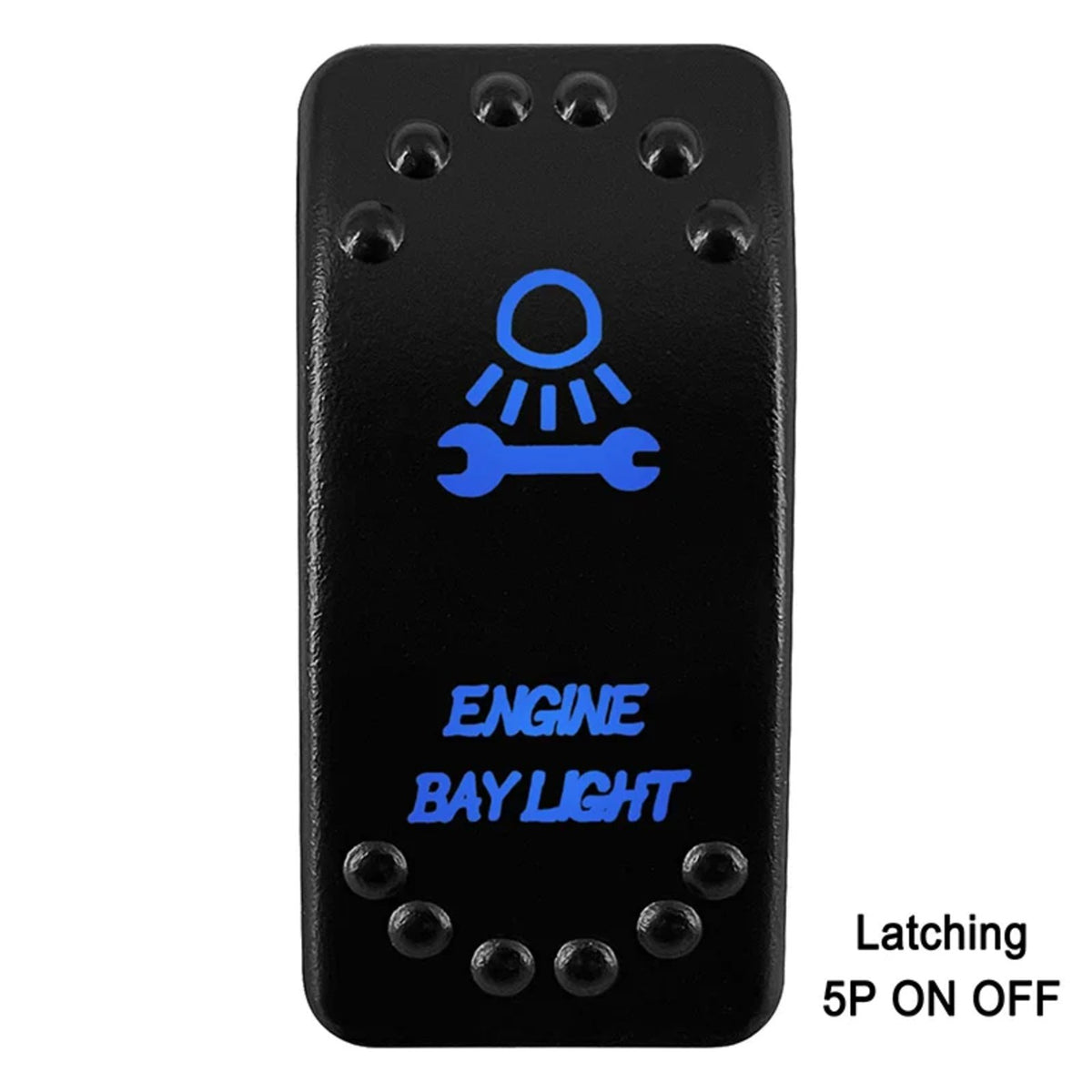 Waterproof Rocker Switch with Blue LED, 12V/24V, for UTV & SXS – view 7