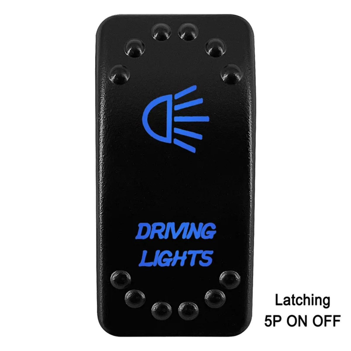 Waterproof Rocker Switch with Blue LED, 12V/24V, for UTV & SXS – view 8