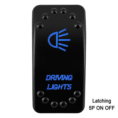 Waterproof Rocker Switch with Blue LED, 12V/24V, for UTV & SXS – view 8
