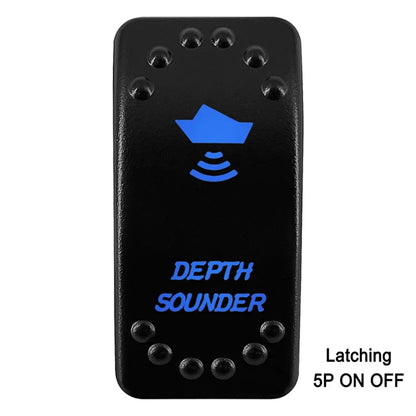 Waterproof Rocker Switch with Blue LED, 12V/24V, for UTV & SXS – view 9