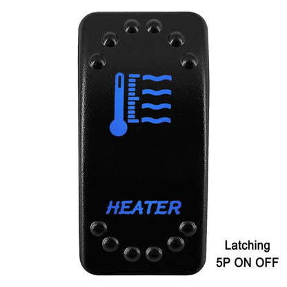 Waterproof Rocker Switch with Blue LED, 12V/24V, for UTV & SXS – view 10