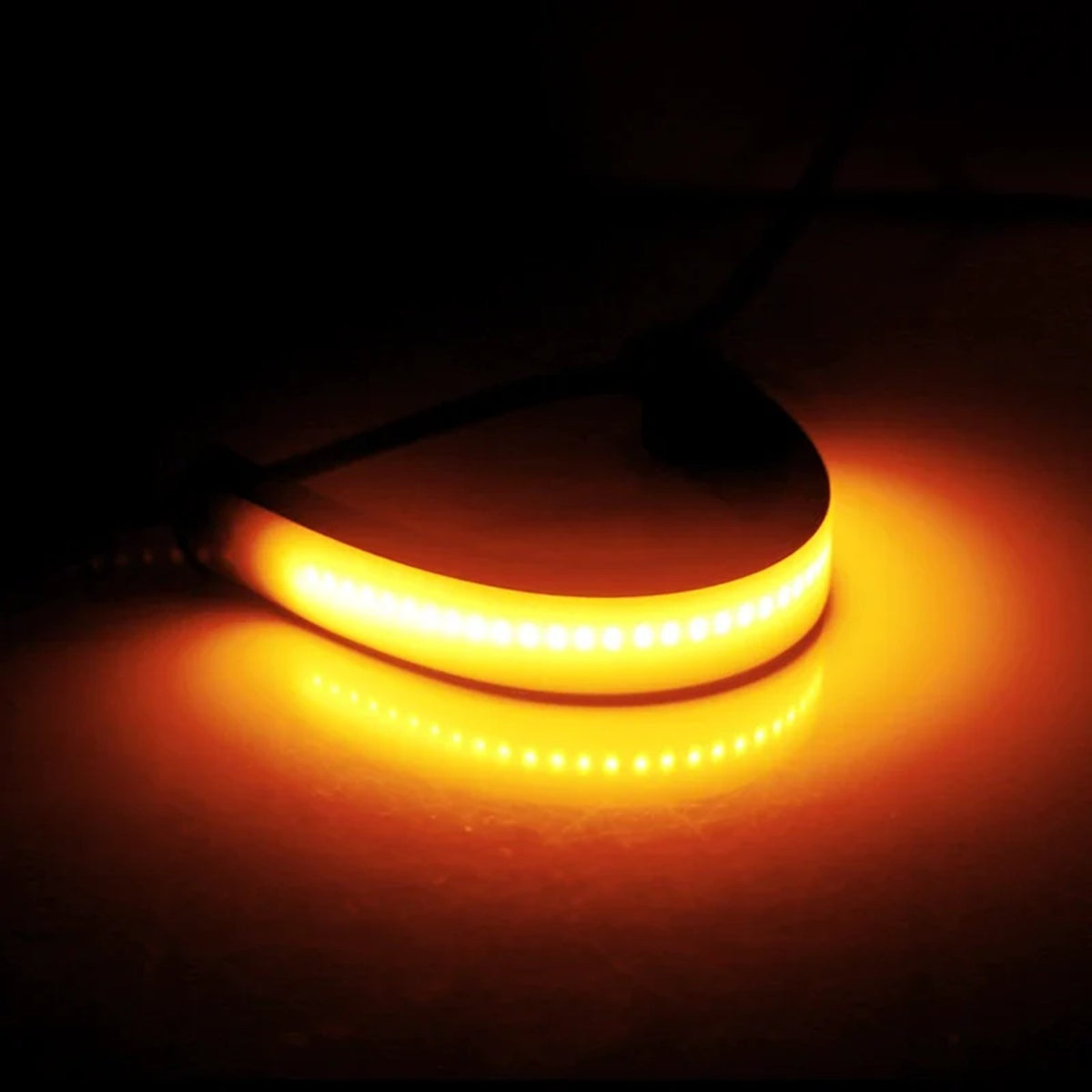 Wrap-Around Amber LED Turn Signal Strips for Roll Bars – view 3
