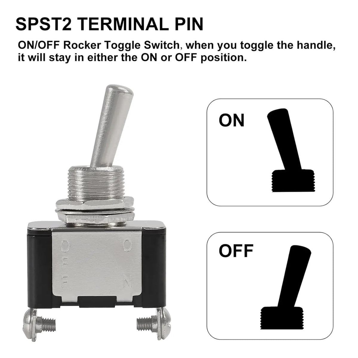 Heavy-Duty Toggle Switches with Red Safety Cover (5-Pack) – view 3