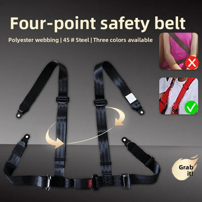 4-Point Quick-Release Racing Harness for UTV & SXS – view 3