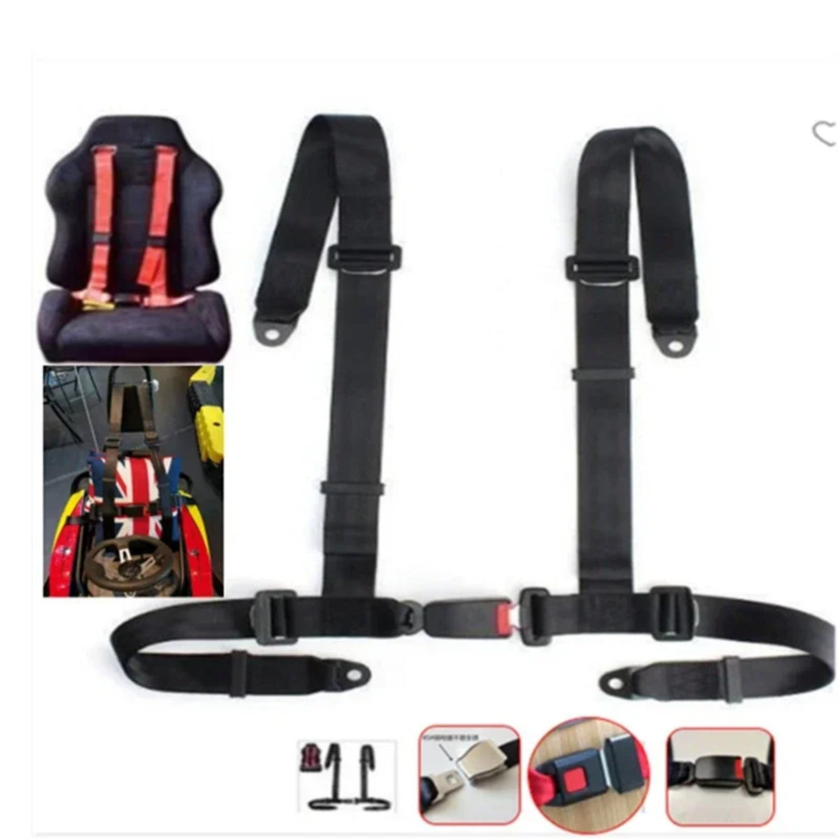 4-Point Quick-Release Racing Harness for UTV & SXS – view 6