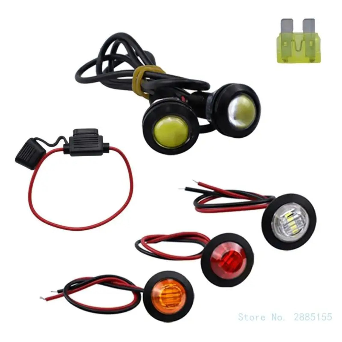 Street Legal Turn Signal Kit with Horn & Rocker Switches for UTV & SXS – view 2