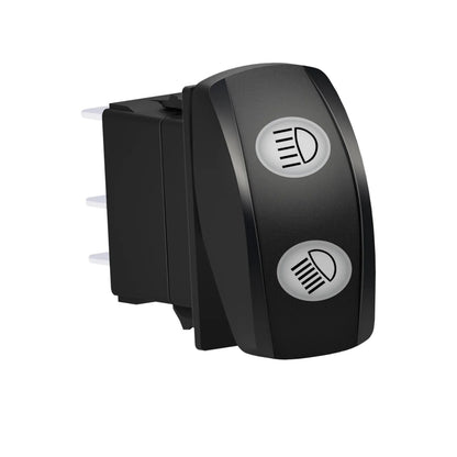 Hi/Lo Beam Rocker Switch with LED for UTV & SXS – view 2