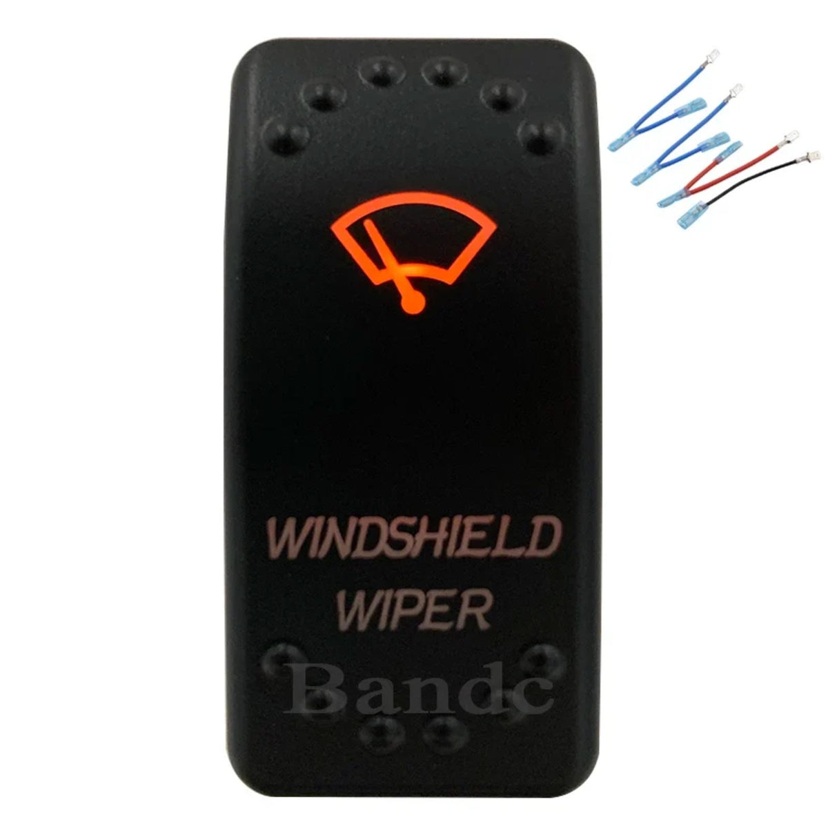 Windshield Wiper Rocker Switch with Wiring for UTV & SXS – view 6