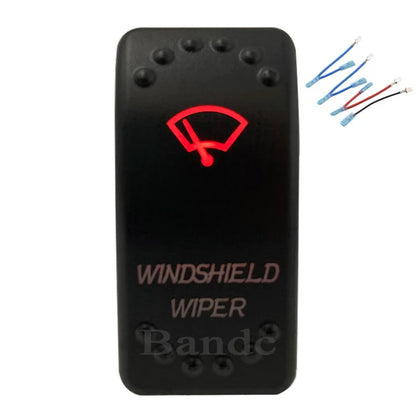 Windshield Wiper Rocker Switch with Wiring for UTV & SXS – view 7