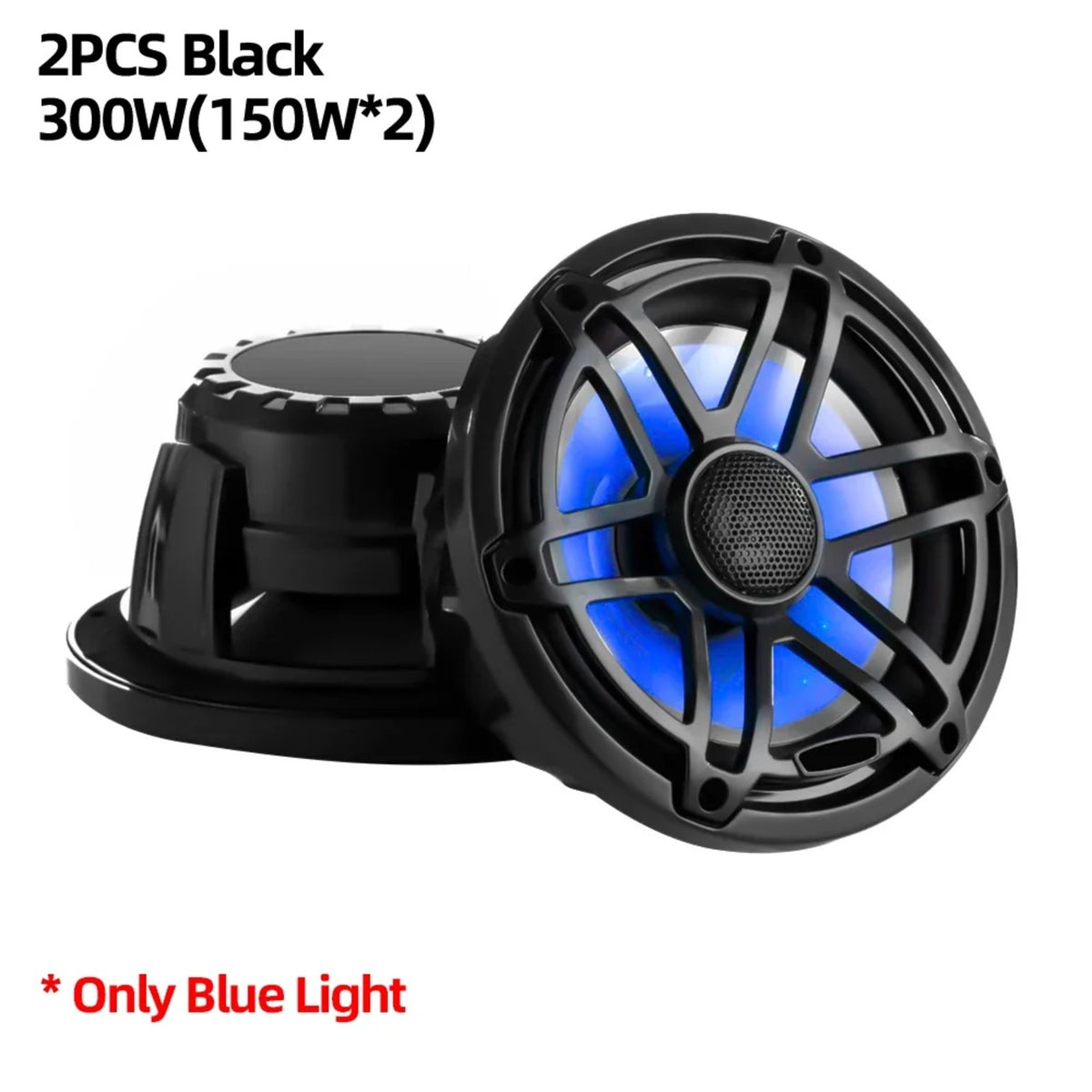 300W 6.5-Inch RGB Marine Speakers (Pair), IPX7, for UTV & SXS – view 2