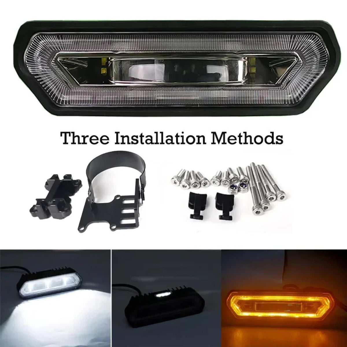 5-Mode Chase Brake LED Tail Light for 1.75–2 in Roll Bars for UTV & SXS – view 6