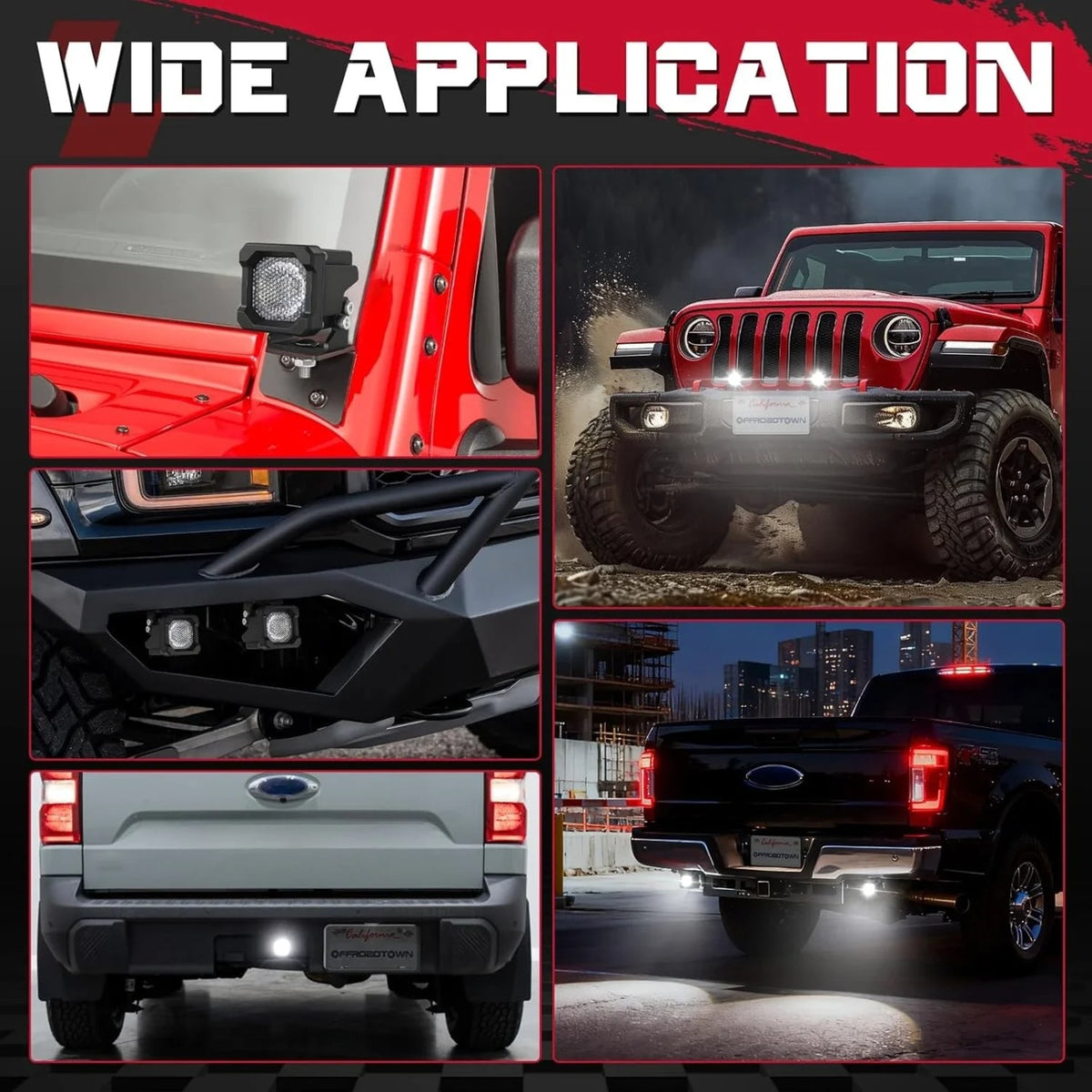 2-Inch LED Cube Driving Lights Kit for UTV & SXS – view 7