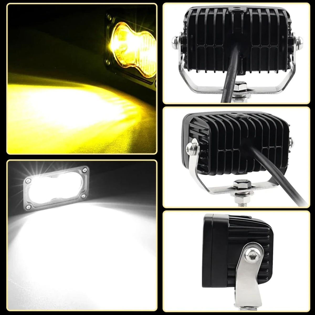 20W 2000LM LED Pod Work Light for UTV & SXS – view 4