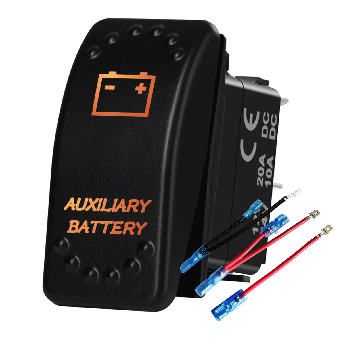 Waterproof Amber LED Light Bar Rocker Switch for Polaris RZR & Can-Am – view 4