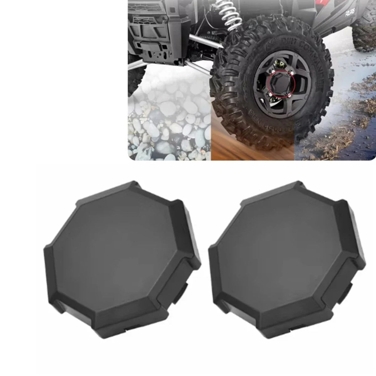 Wheel Center Caps 1522216 for Polaris RZR XP 1000 & 900 – view 4