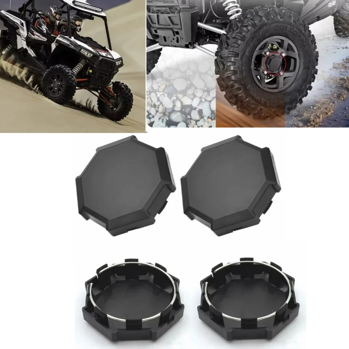 Wheel Center Caps 1522216 for Polaris RZR XP 1000 & 900 – view 5