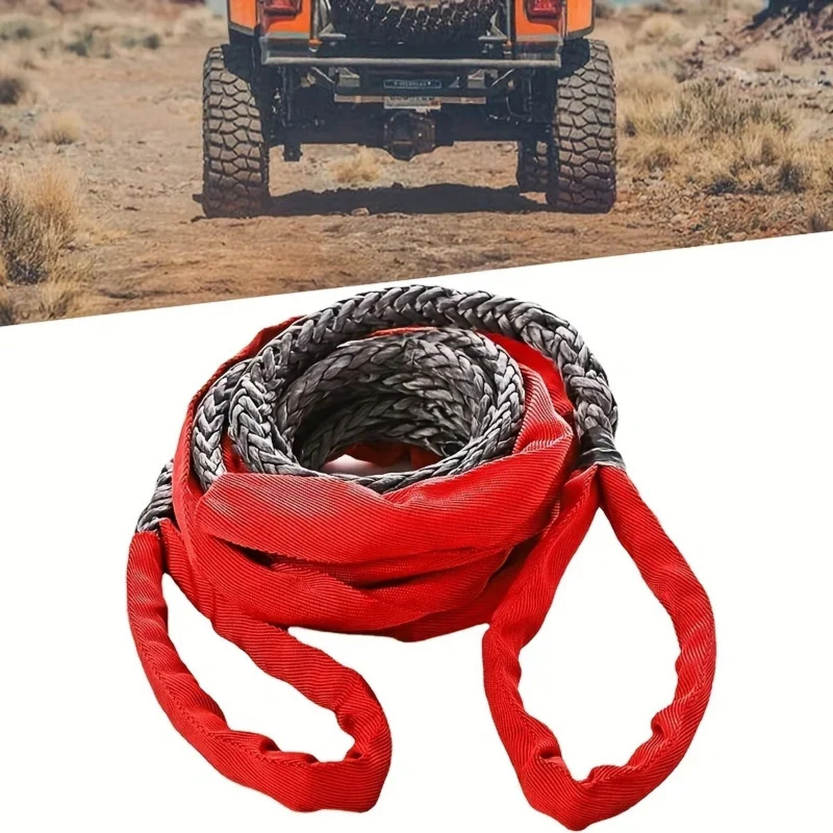 Heavy-Duty Recovery Tow Rope, 9 mm × 6 m for UTV & SXS – view 2
